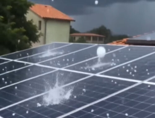 Cosa succede ai miei pannelli fotovoltaici in caso di forte grandinata?