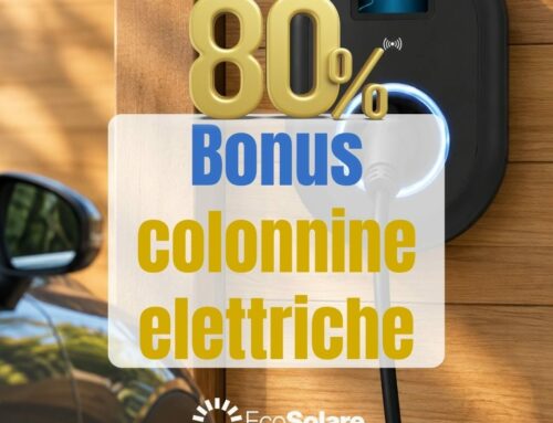 Bonus colonnine con contributo 80%, rivolgiti ad Ecosolare